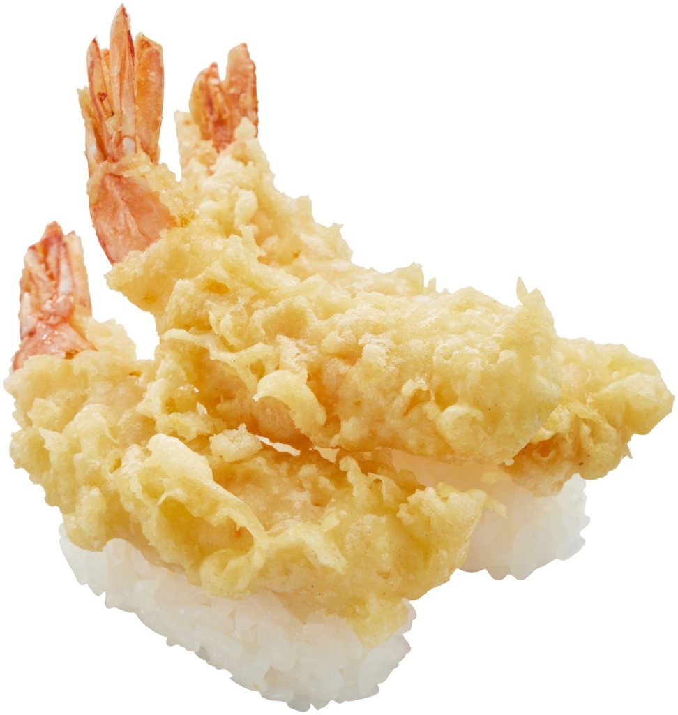 お値段そのまま50％増量えび天にぎり