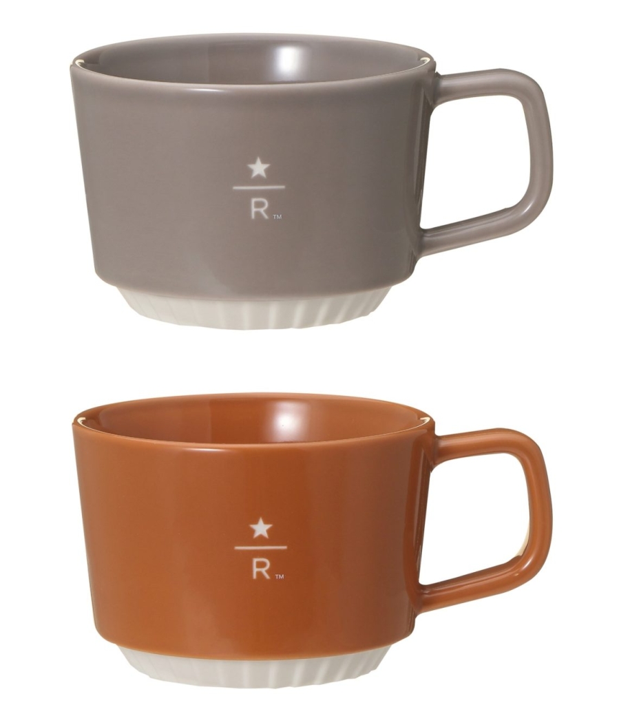 スターバックス リザーブ スープマグ グレー/ライトブラウン 355ml