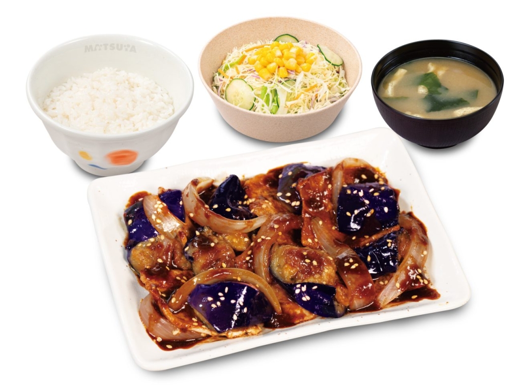 豚と茄子の辛味噌炒め定食