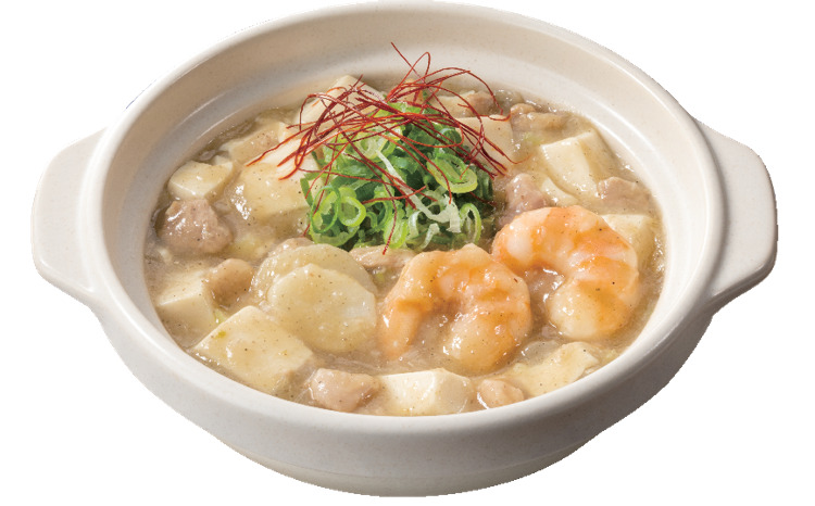 コク旨!白い麻婆豆腐~海老・中華クワイ・山芋入り~