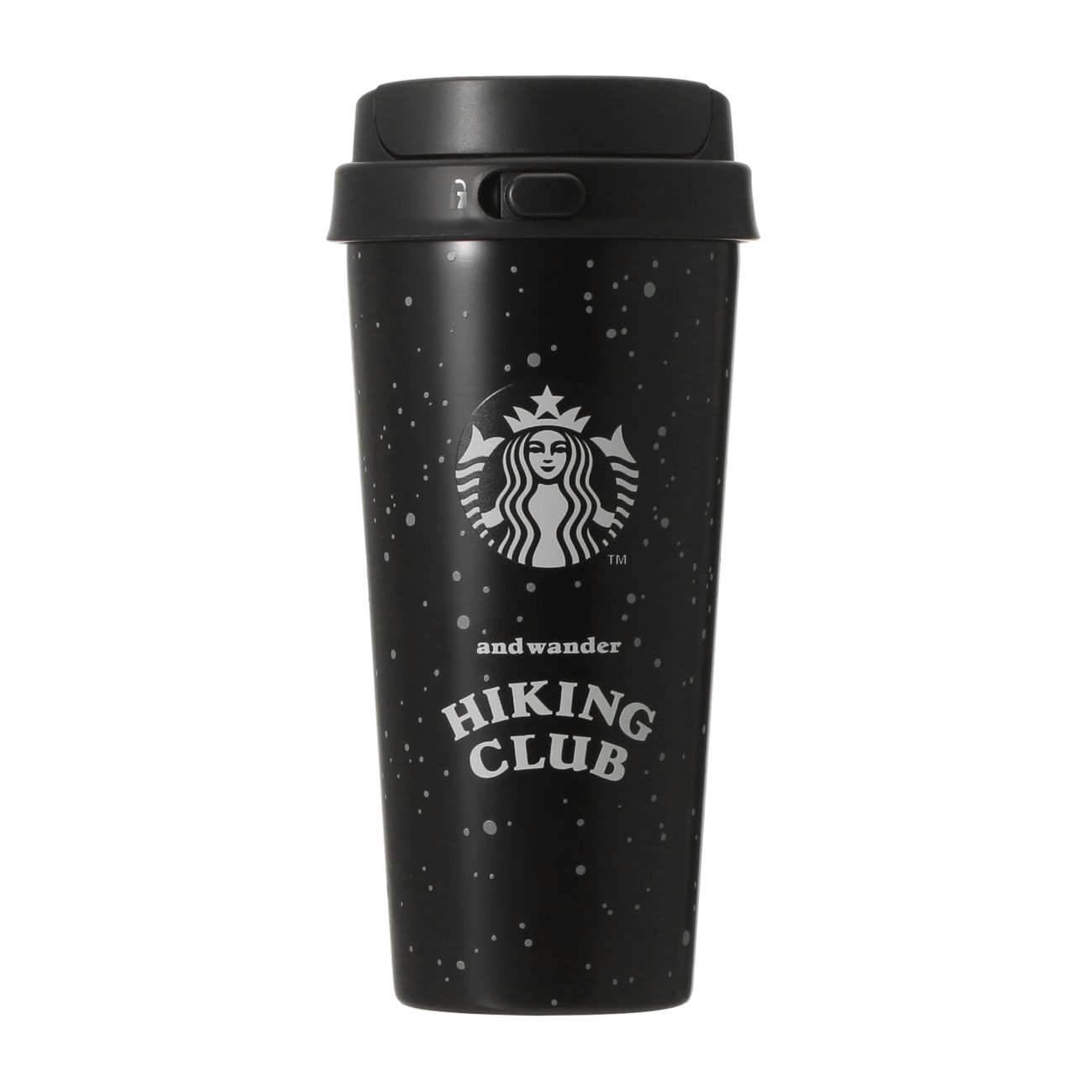 「and wander + STARBUCKS ステンレスToGoボトル 473ml」ネイビー