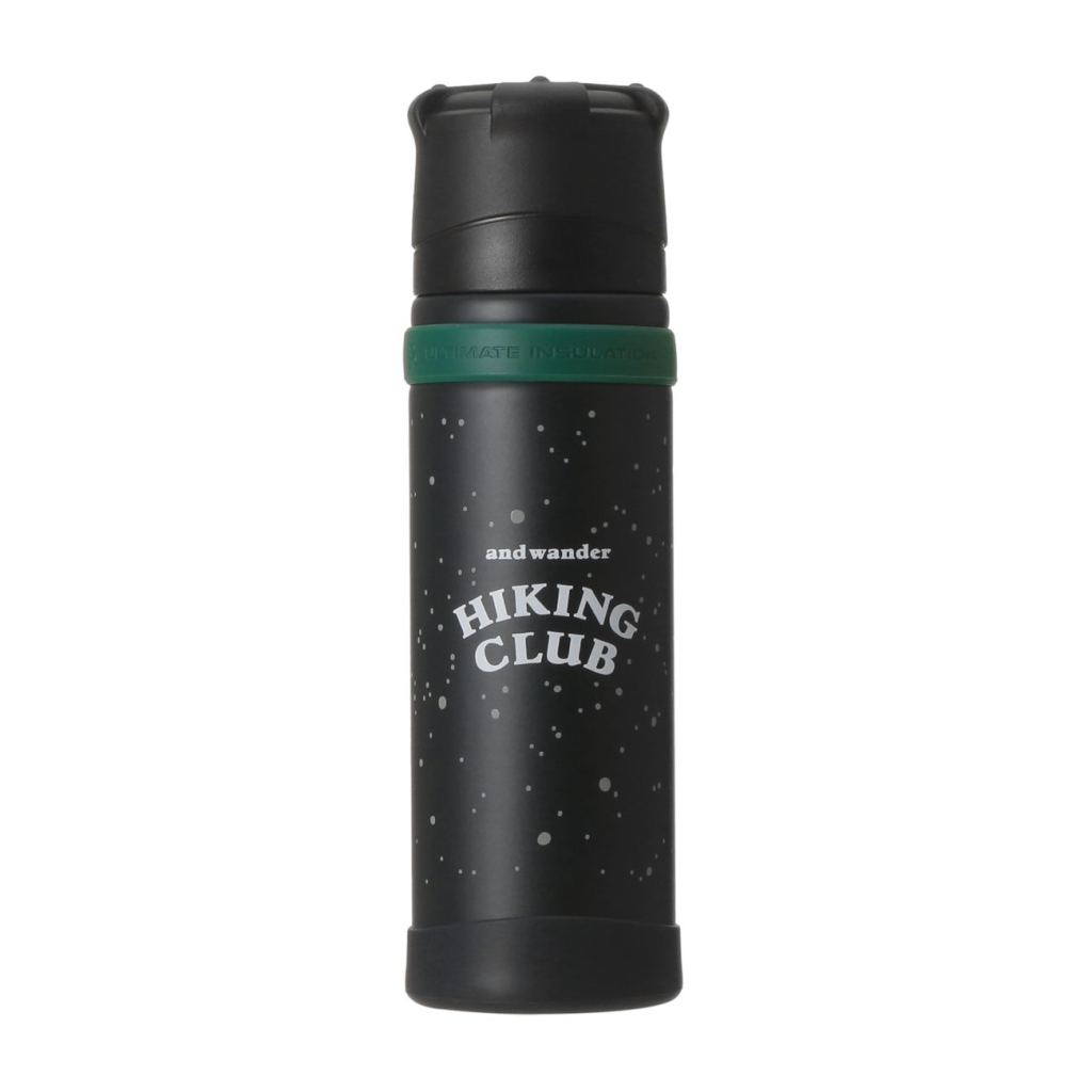 and wander + STARBUCKS ステンレス山専用ボトル ネイビー500ml