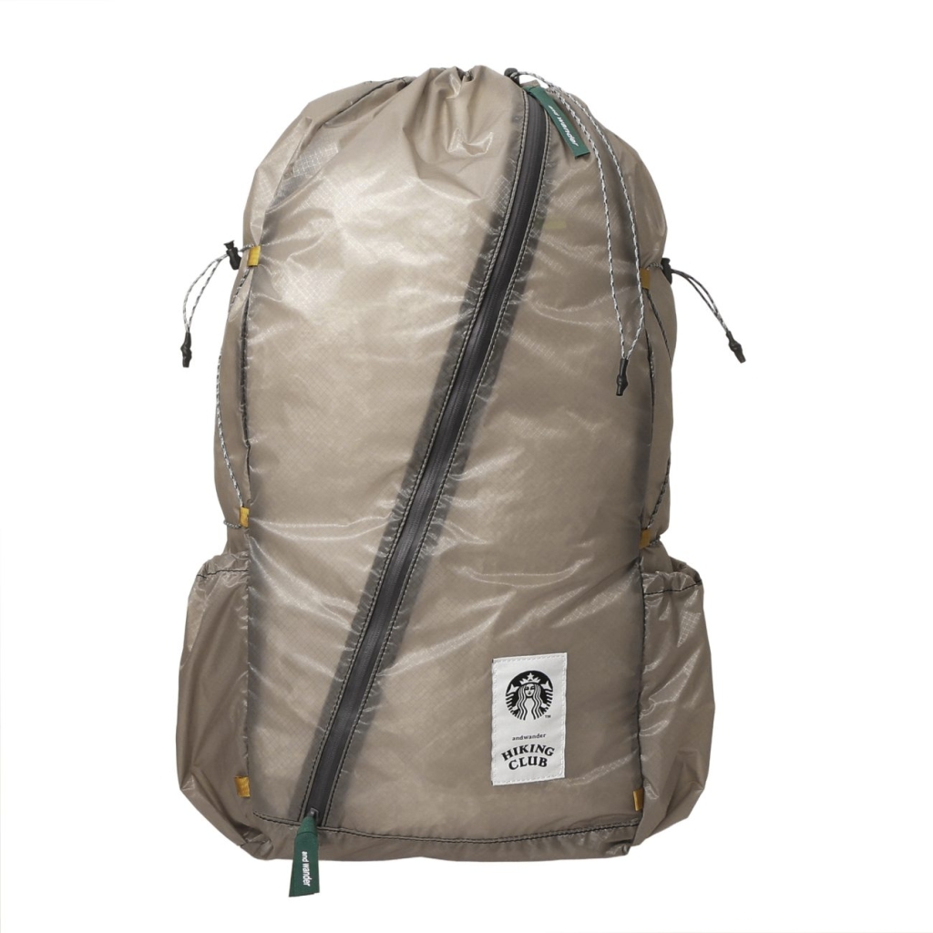 「and wander + STARBUCKS Sil デイパック」グレージュ