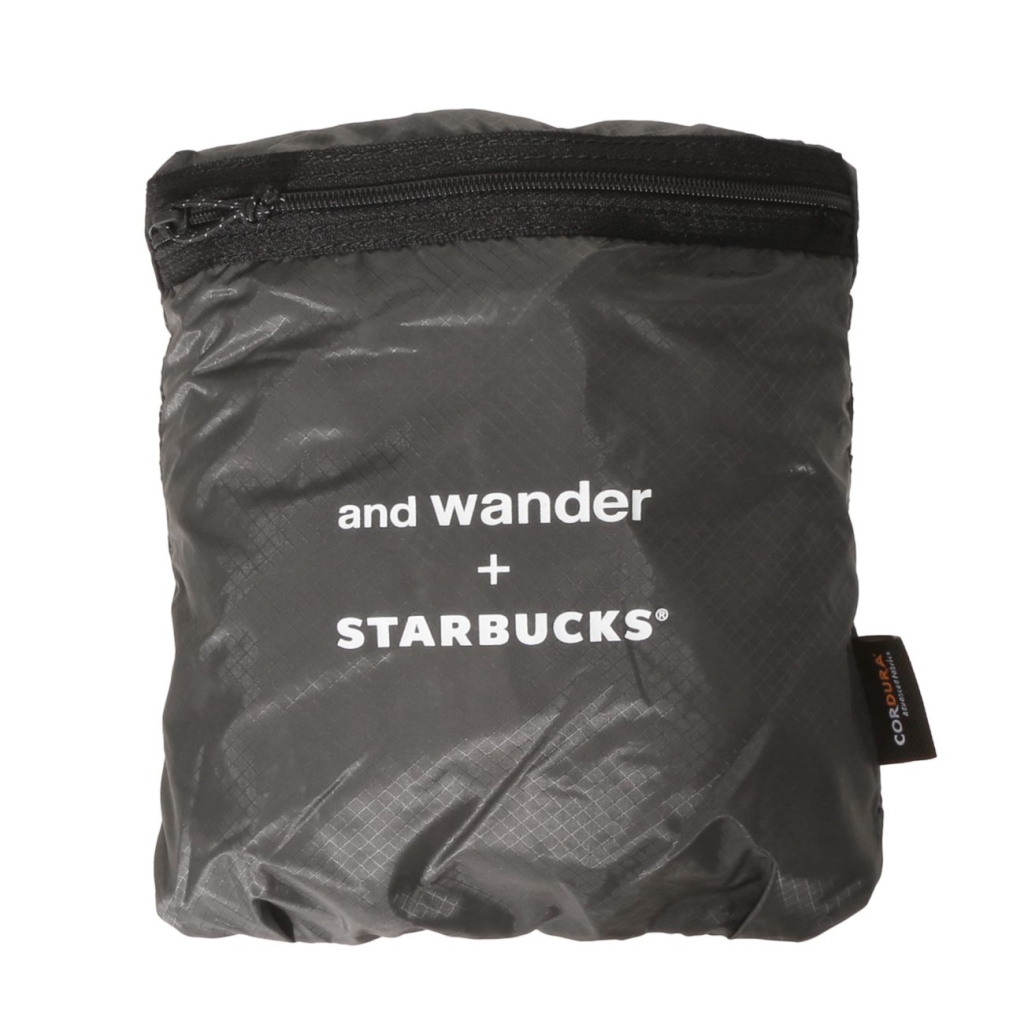 「and wander + STARBUCKS Sil デイパック」グレージュ