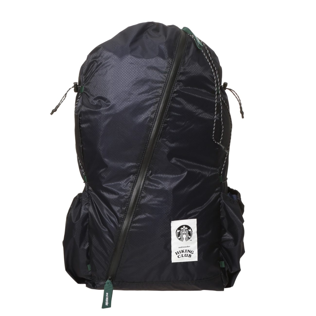 「and wander + STARBUCKS Sil デイパック」ネイビー