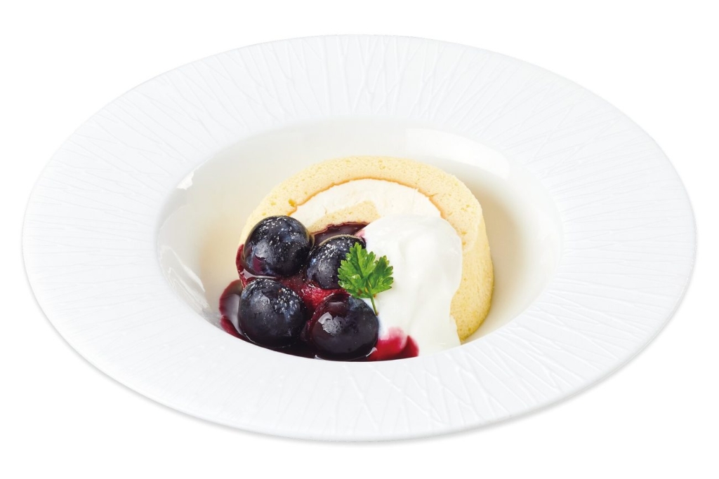 ”自家製”ぶどうのロールケーキ