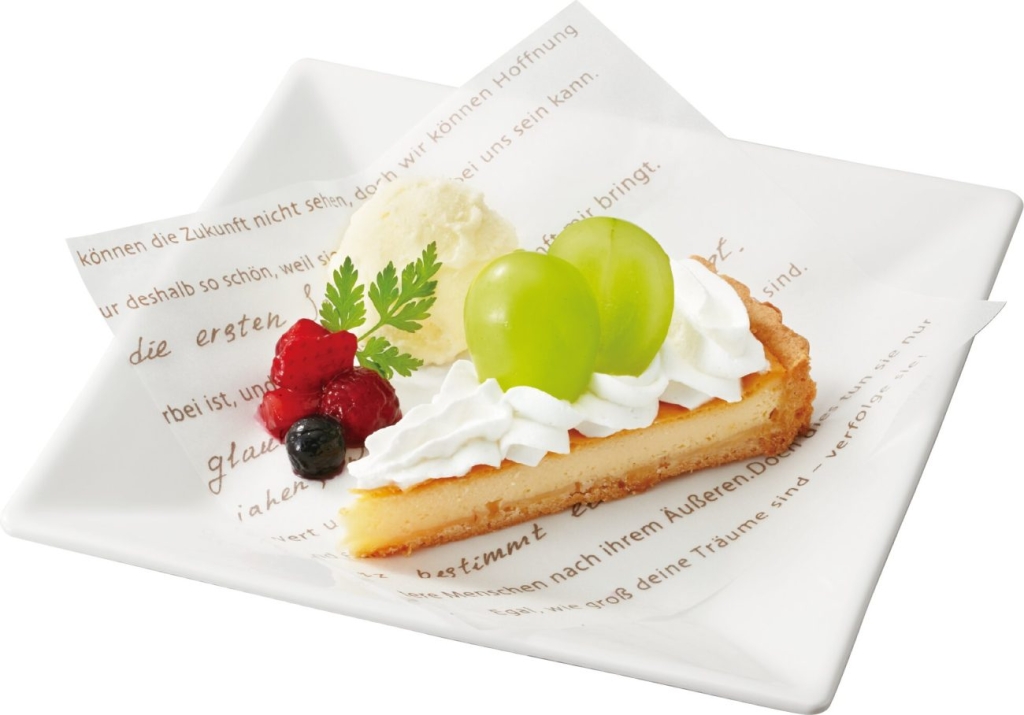 ベイクドチーズタルト～バニラアイス添え～(税込548円)