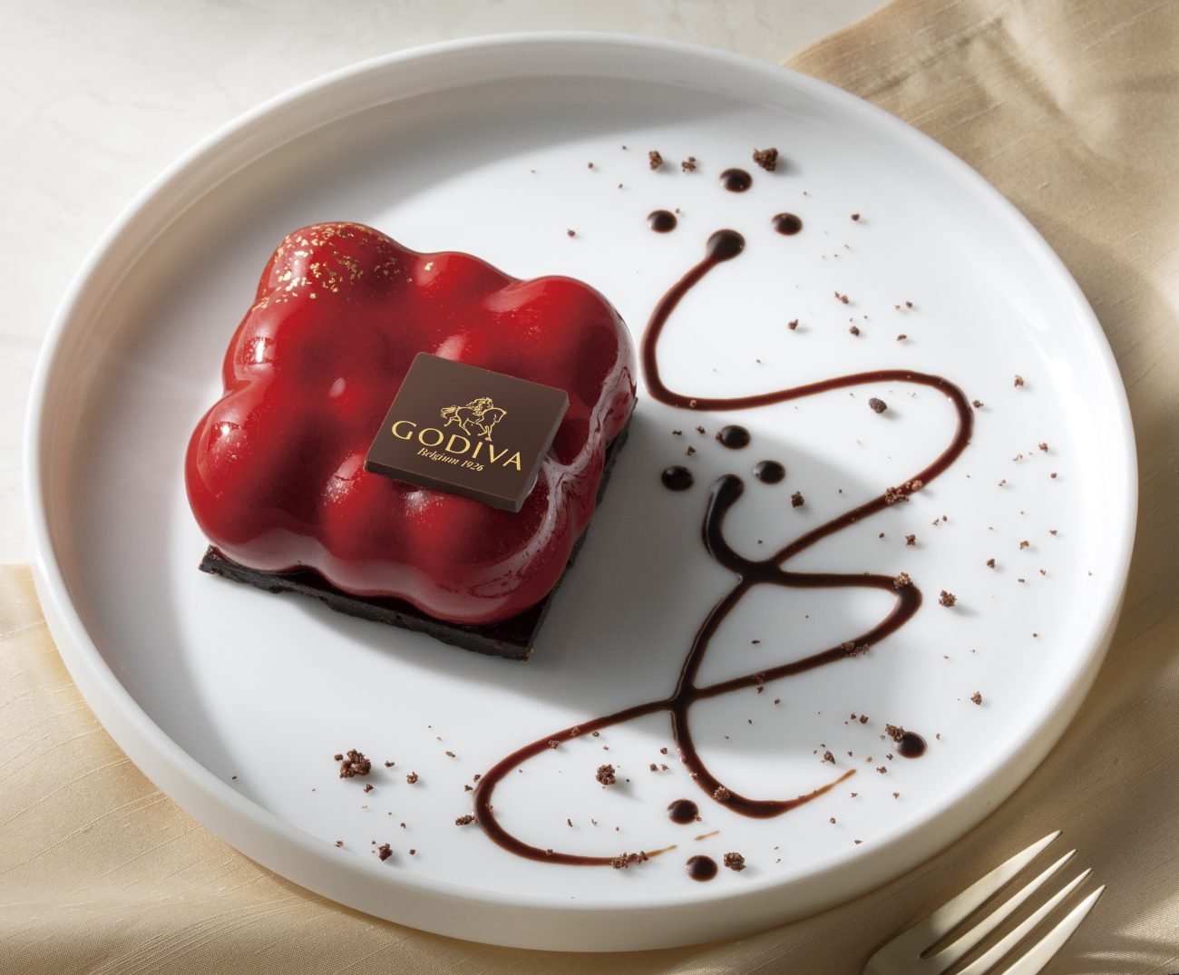 「チョコレートとラズベリーのムース」