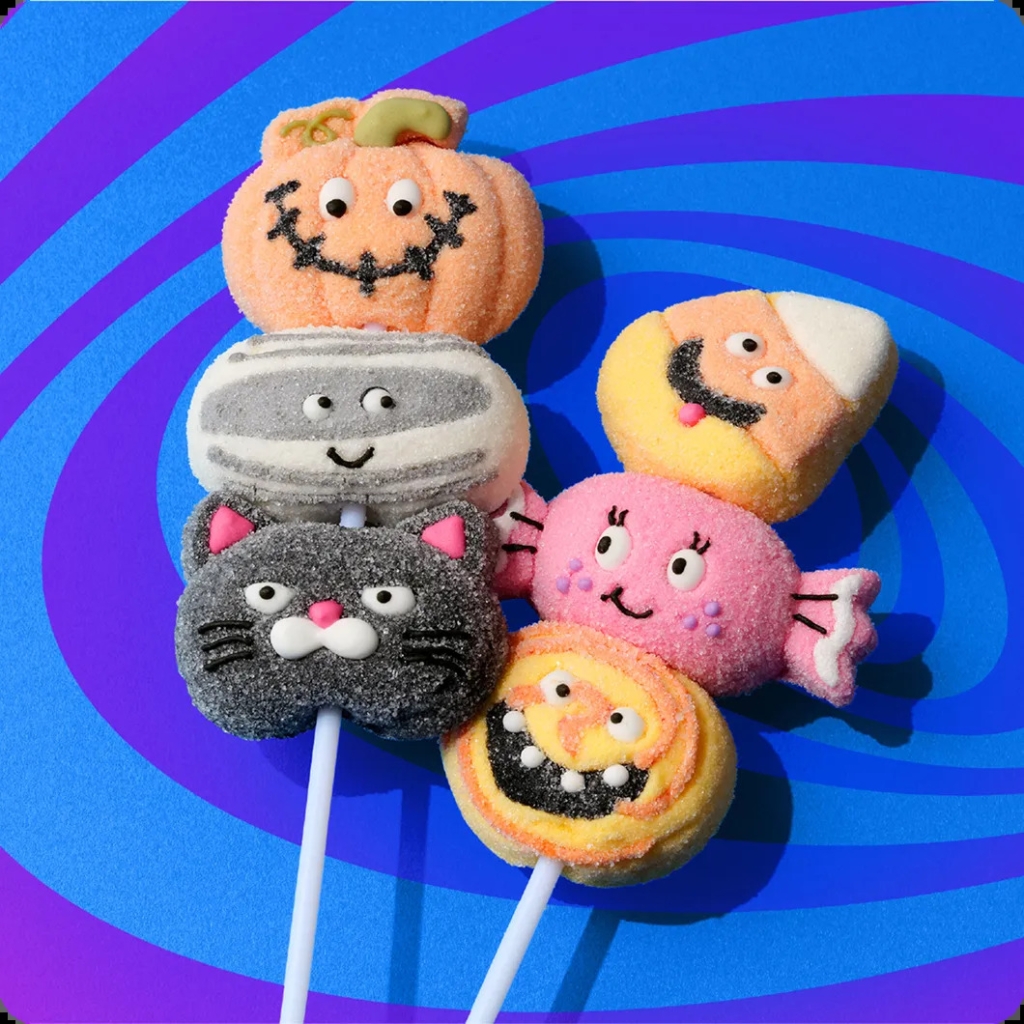 オリジナル ハロウィンマシュマロ ロリポップ