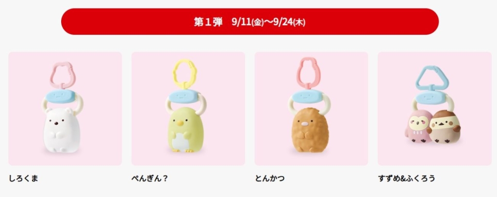 ハッピーセット「すみっコぐらし」第1弾