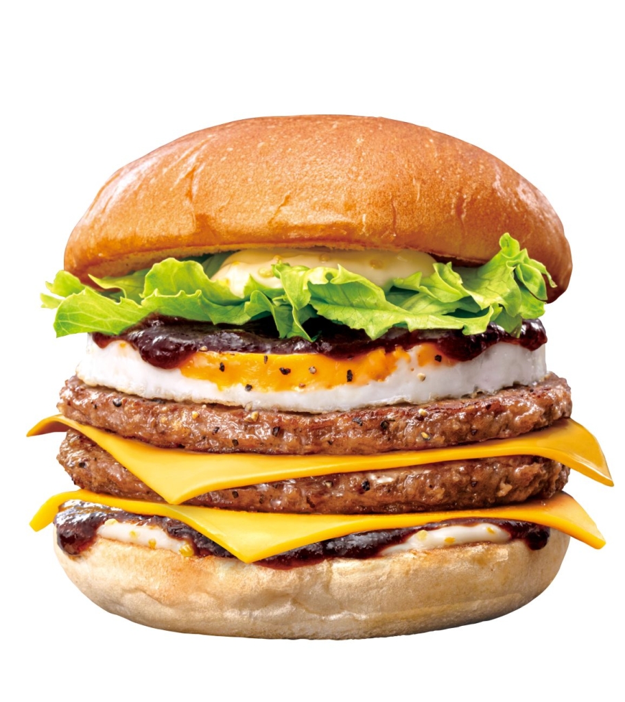 ダブル月見チーズバーガー