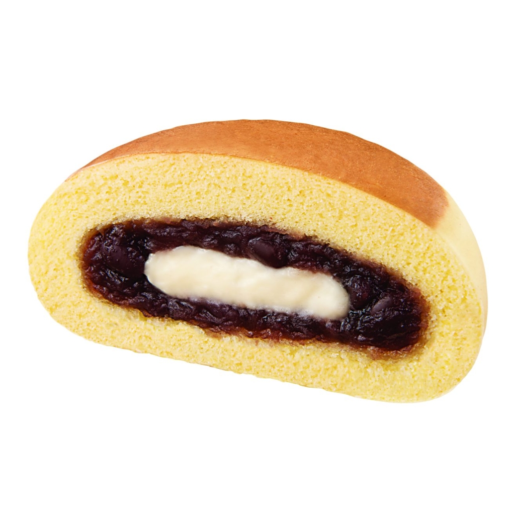 森永製菓監修ホットケーキまん(あんバター) 断面