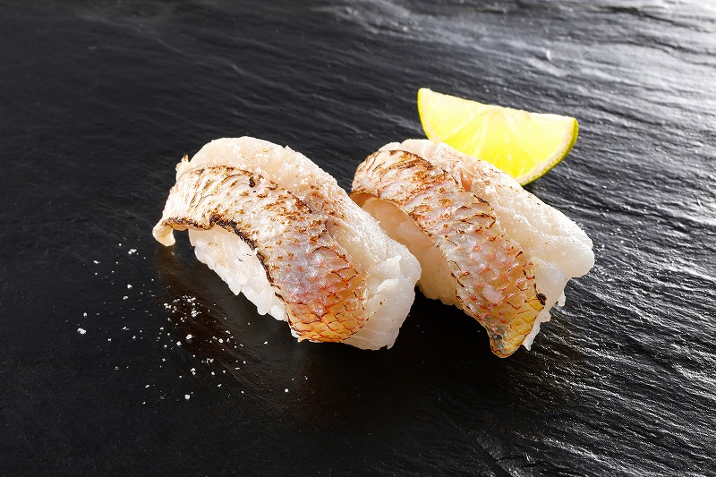 炙りき鯛すだち塩　税込390円