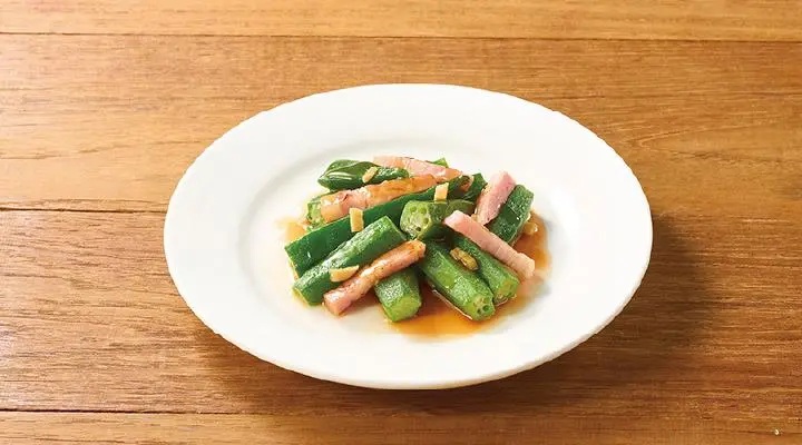 オクラのオーブン焼き