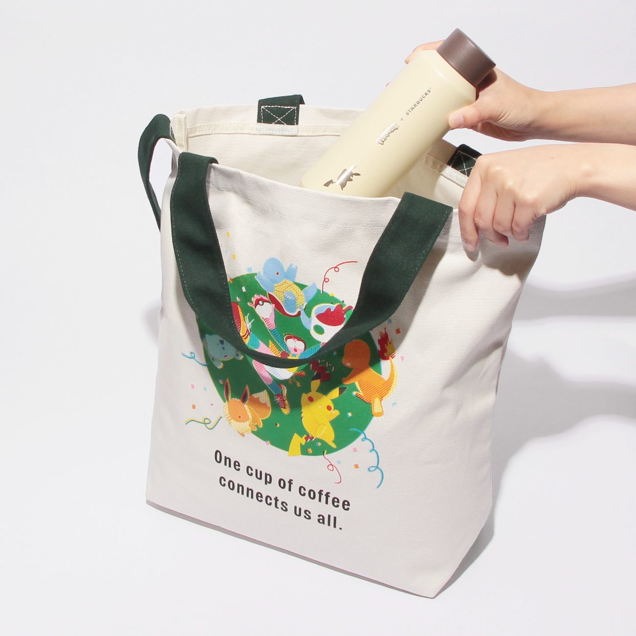 Pokémon + STARBUCKS トートバッグ コーヒーコネクション
