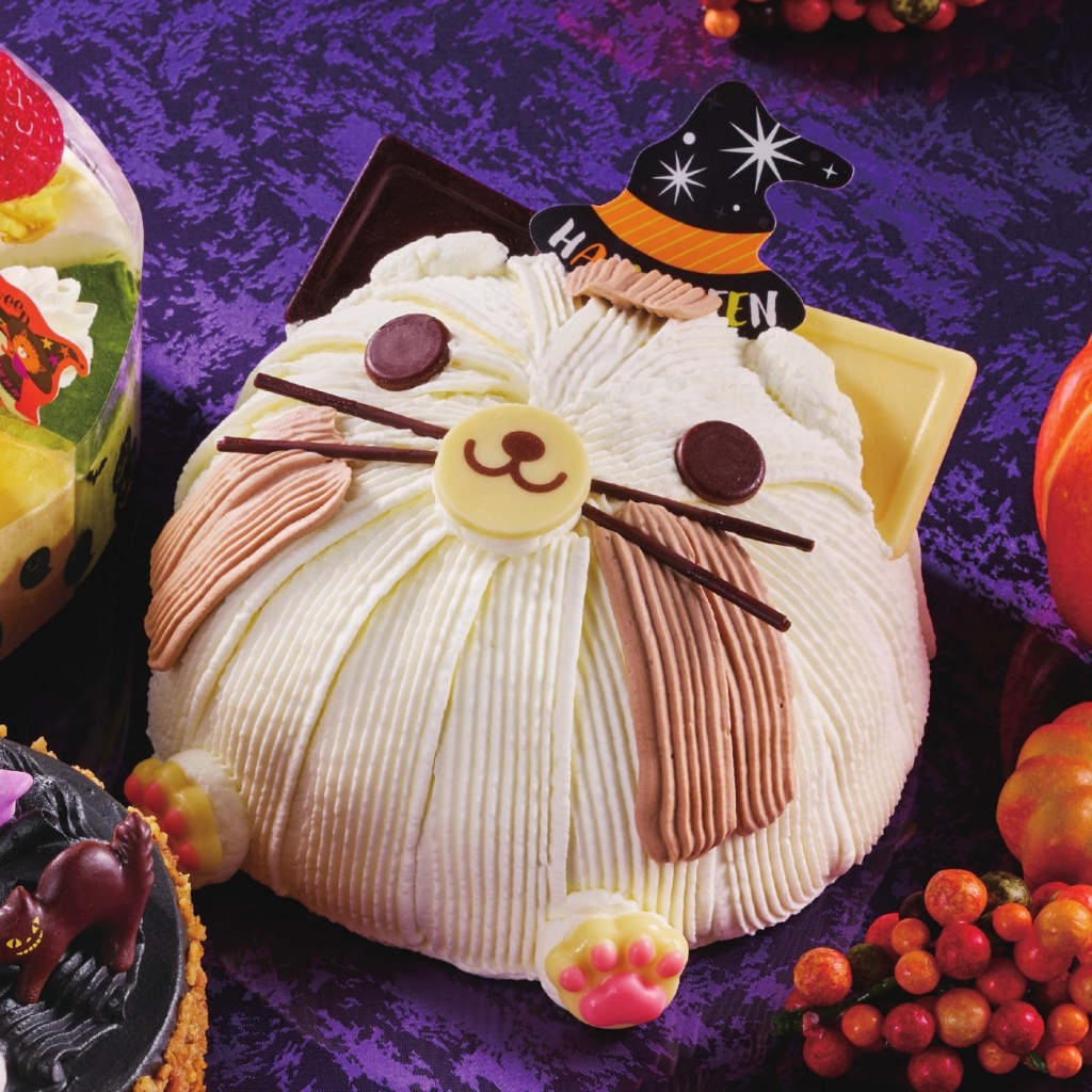 ハロウィン 魔女ネコちゃんのデコレーション