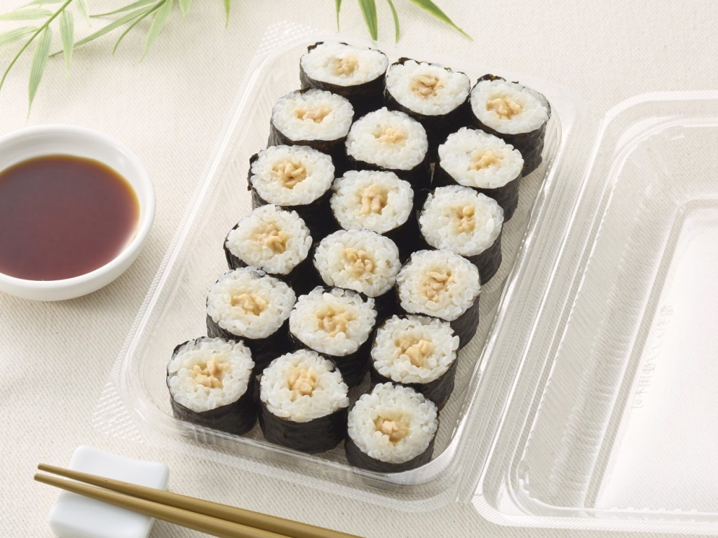 ひきわり納豆細巻 【納豆細巻6巻増量】