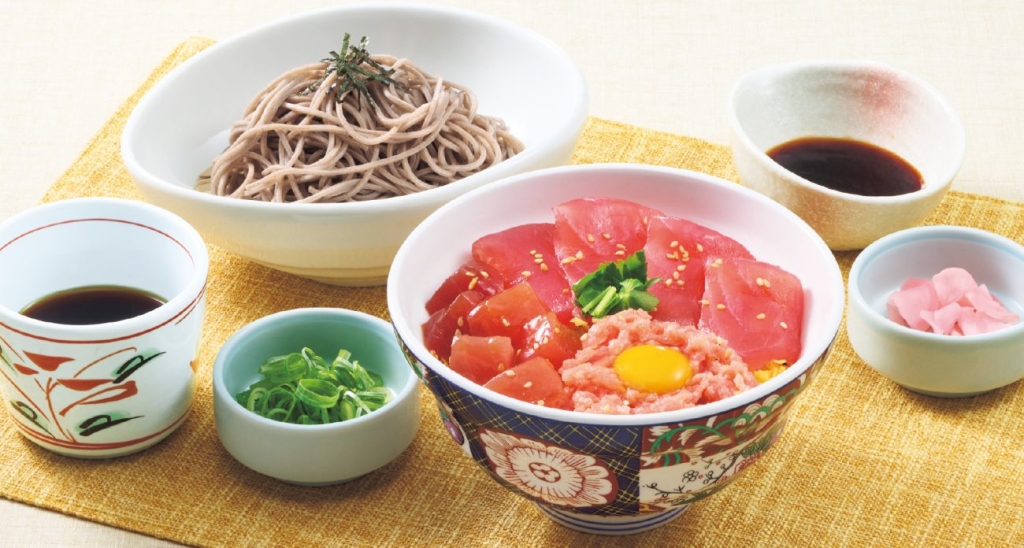 鮪三種丼セット