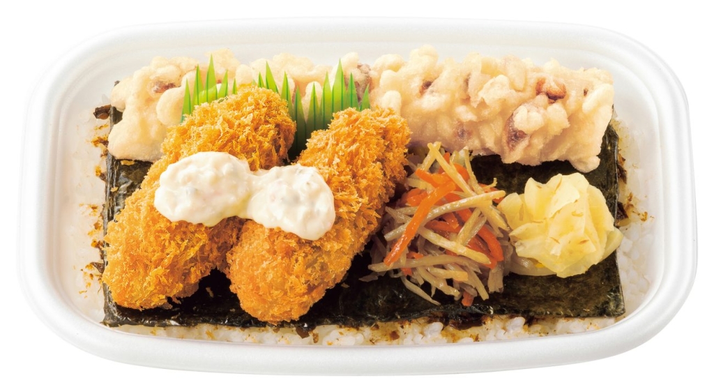 カキフライのりタル弁当