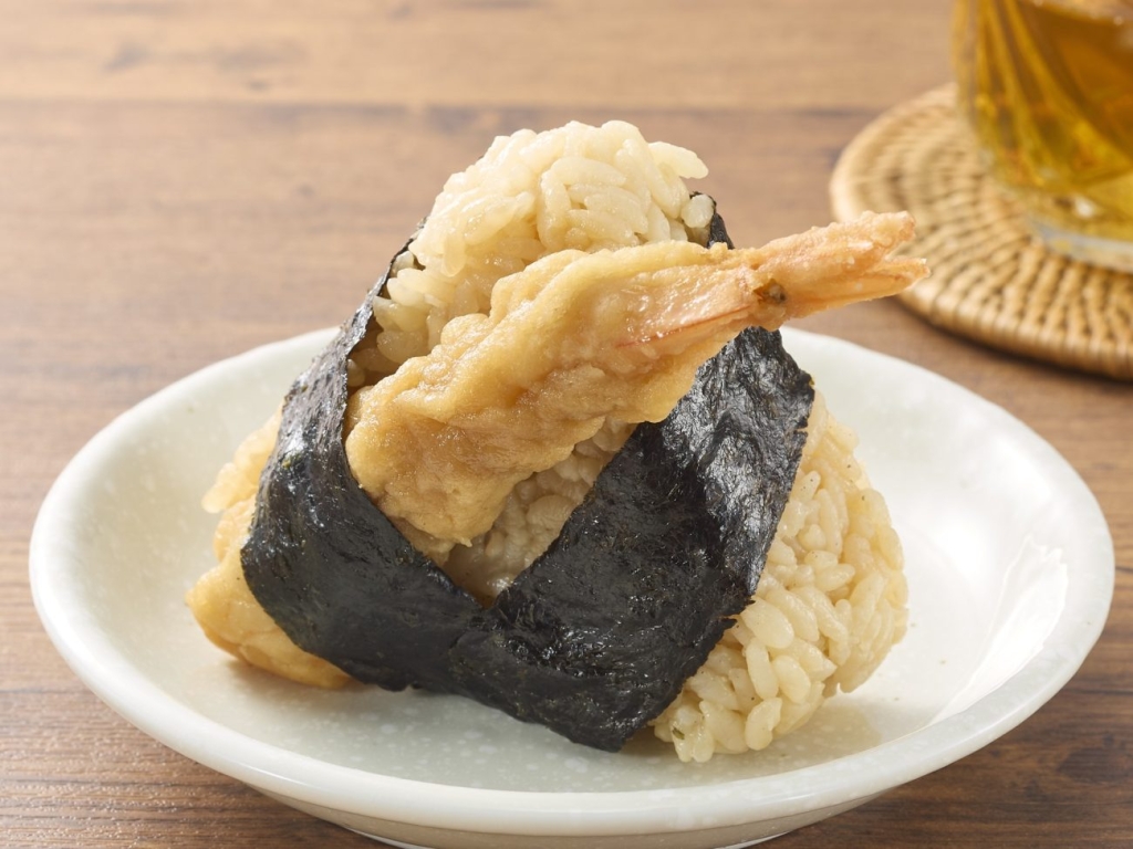 海老天むす