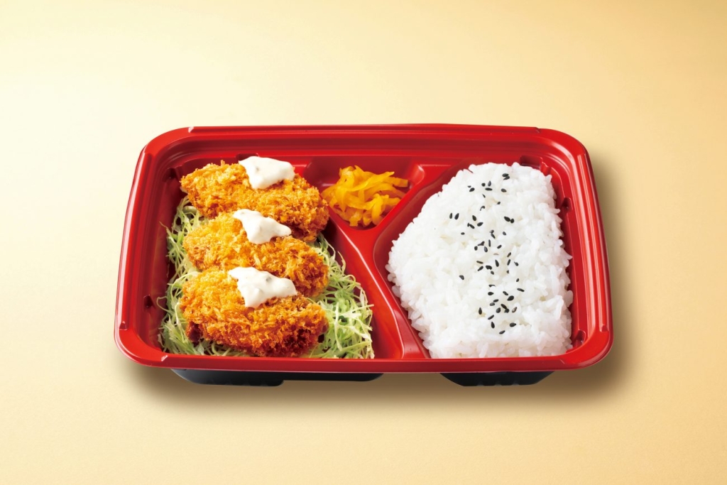 「カキフライ弁当(タルタルつき)」