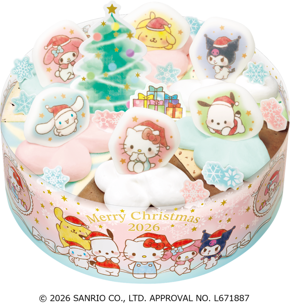 「サンリオキャラクターズ クリスマス パレット6」