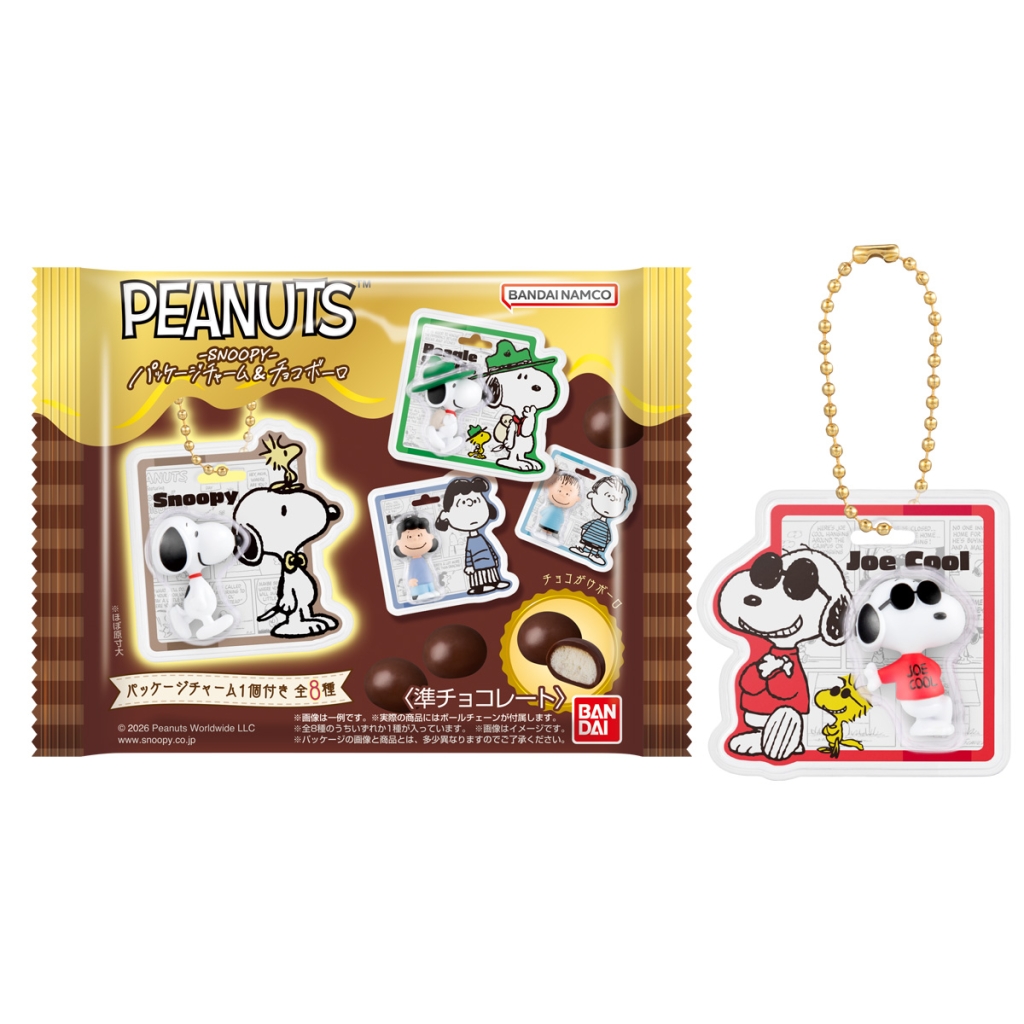 「PEANUTS -SNOOPY- パッケージチャーム&チョコボーロ」