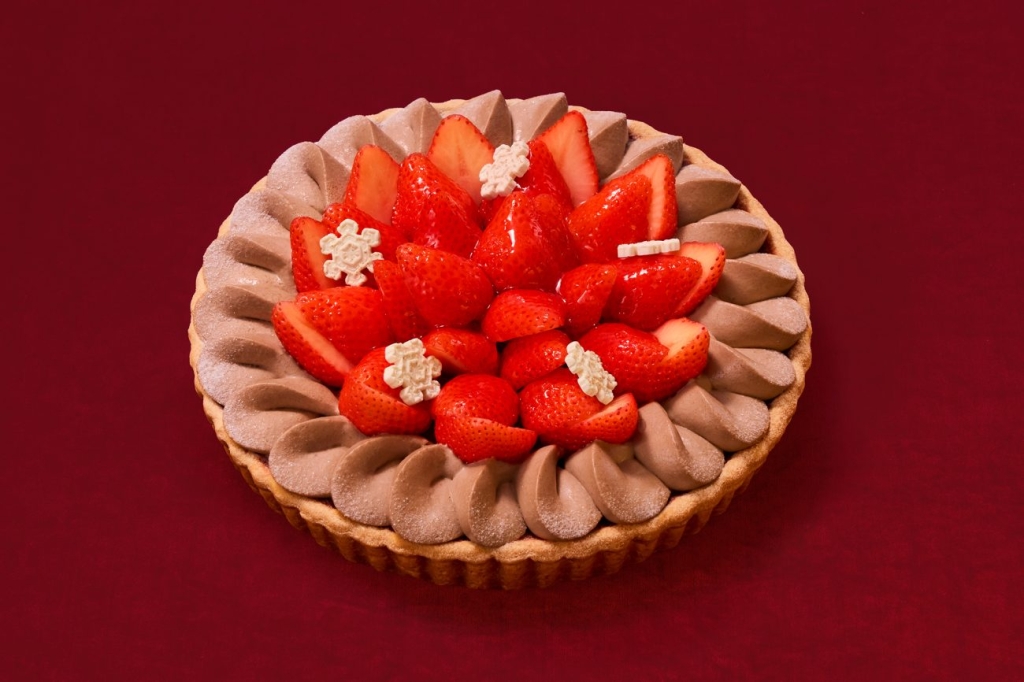 【新作】イチゴとチョコレートクリームのタルト 7～8人用:14,910円