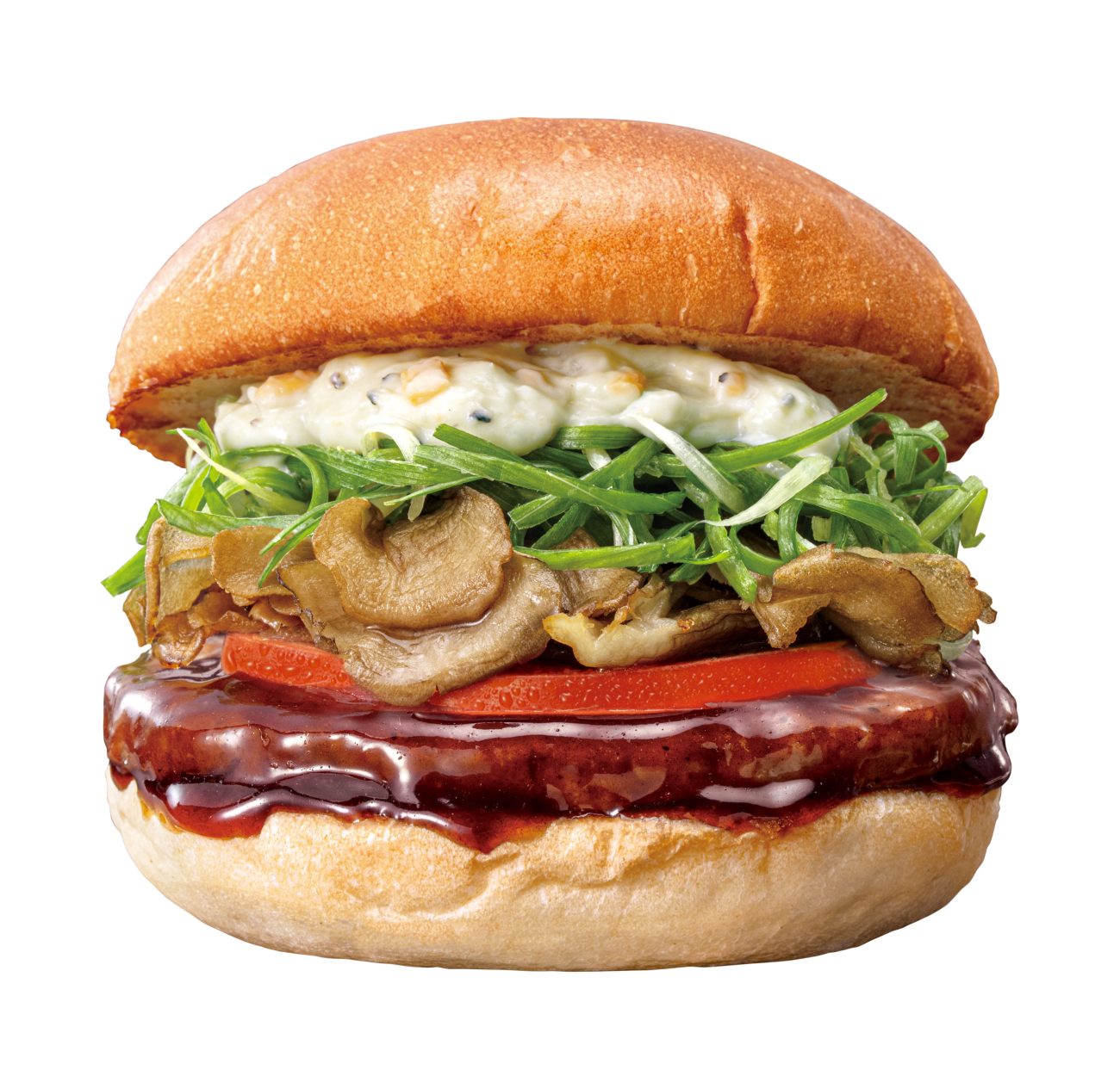 山葵タルタル舞茸ビーフバーガー