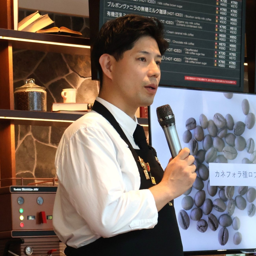 UCCコーヒーアカデミー東京校専任講師の土井氏