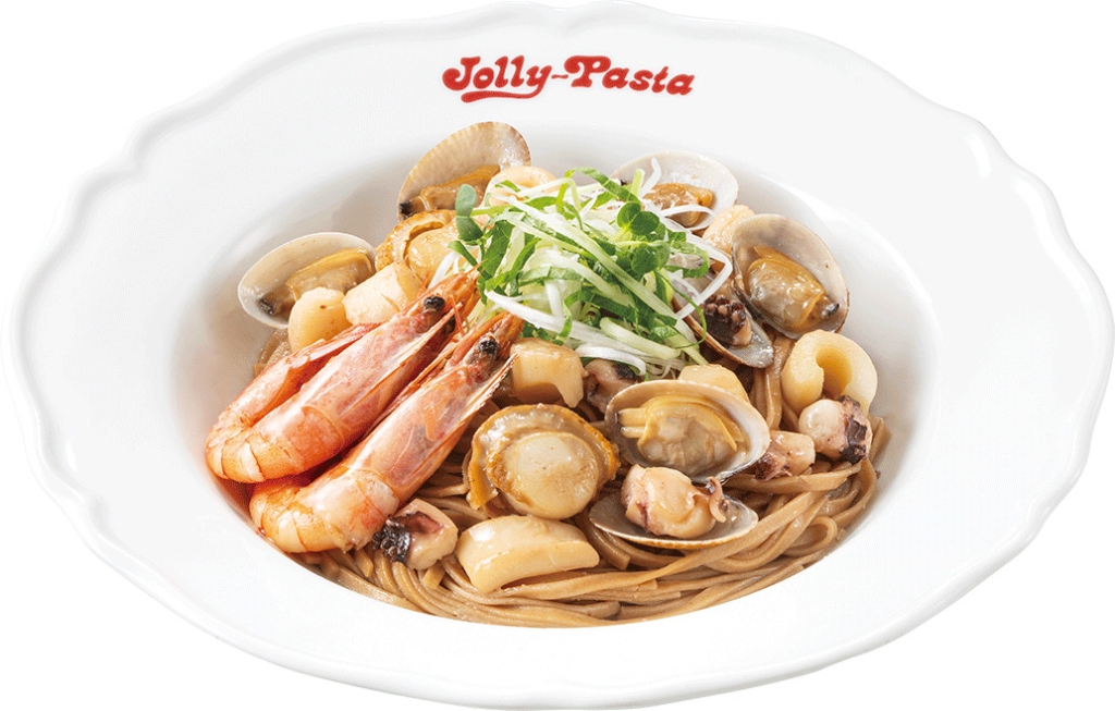 全粒粉パスタ 海の幸のバター醤油