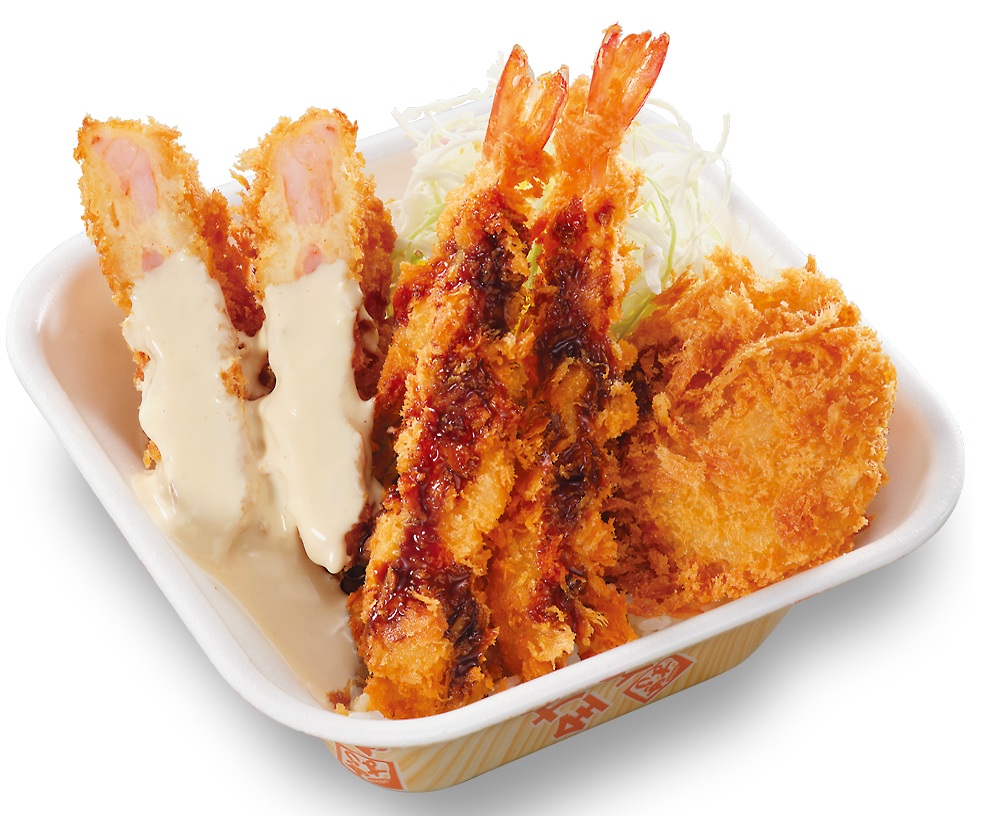 海老トリプル丼弁当
