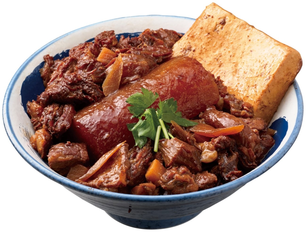 ②ガッツリ：煮大根＋肉増量
