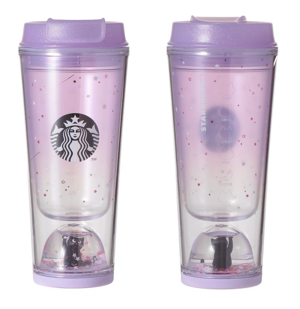 ハロウィン2026スノードームタンブラーキャットグローインザダーク355ml