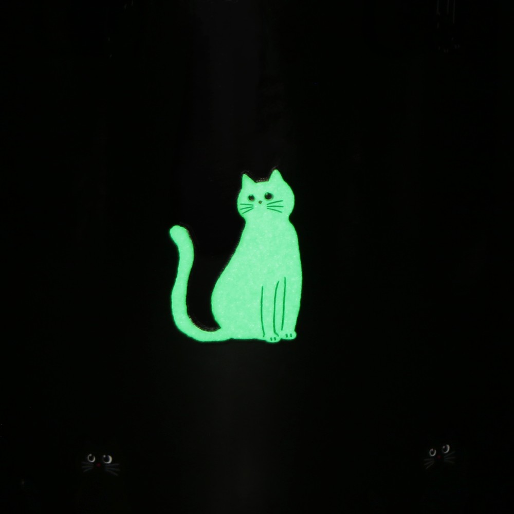 ハロウィン2026ステンレスロゴボトルキャットグローインザダーク473ml