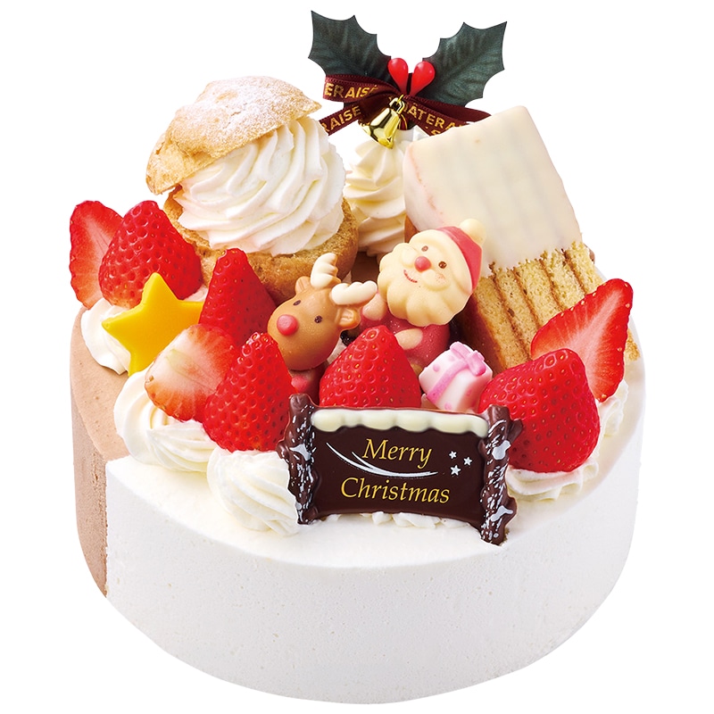 Xmas 2つの味が楽しめるデコレーション