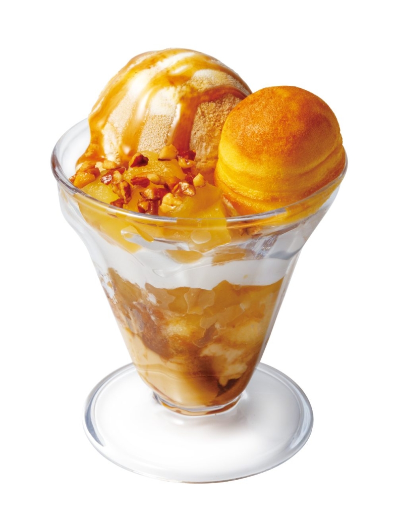 りんごとプリンのキャラメルパルフェ(税込429円)