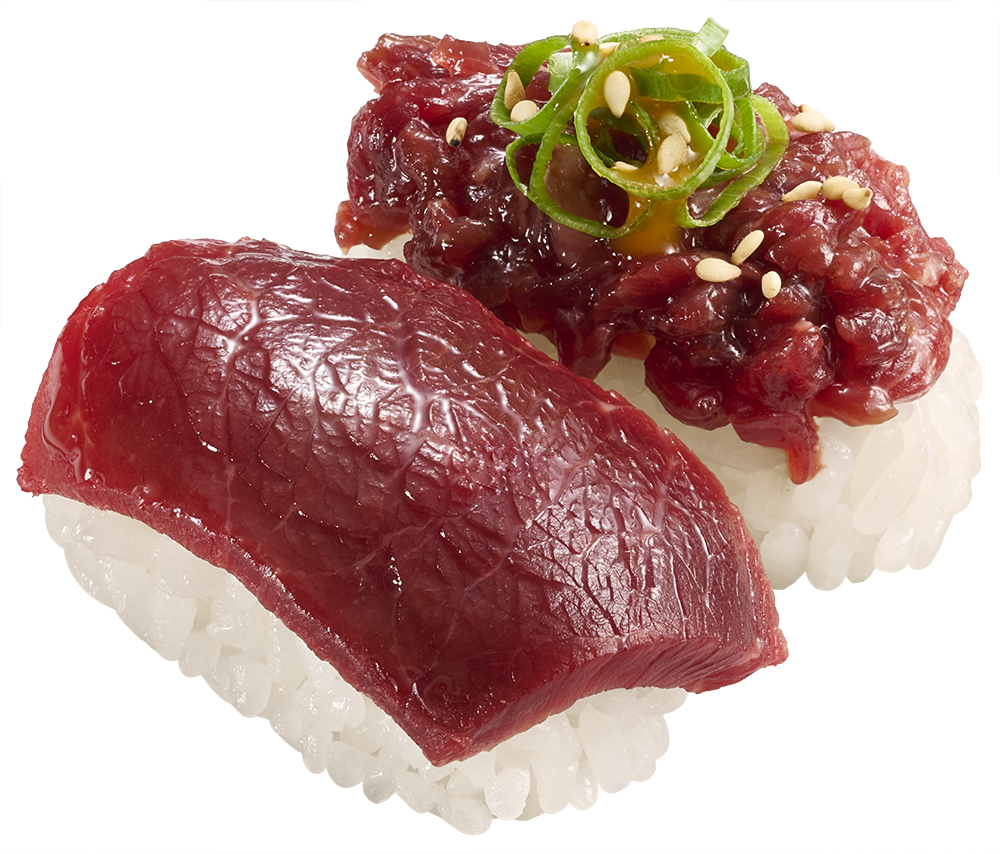 馬刺し食べ比べ