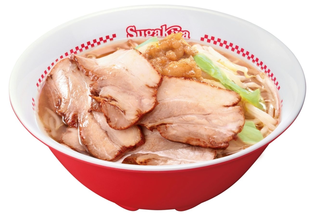 肉入スガジローラーメン(肉4枚):930円(税込)～
