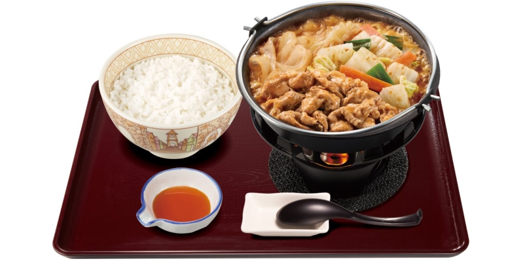 牛・胡麻麻辣湯鍋定食