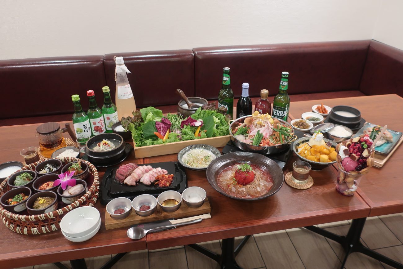 「韓国料理 まだん KITTE大阪」では日本人の味覚に合う韓国料理を提供