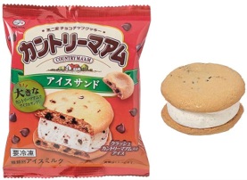 不二家 カントリーマアムアイスサンド(税込354.24円)