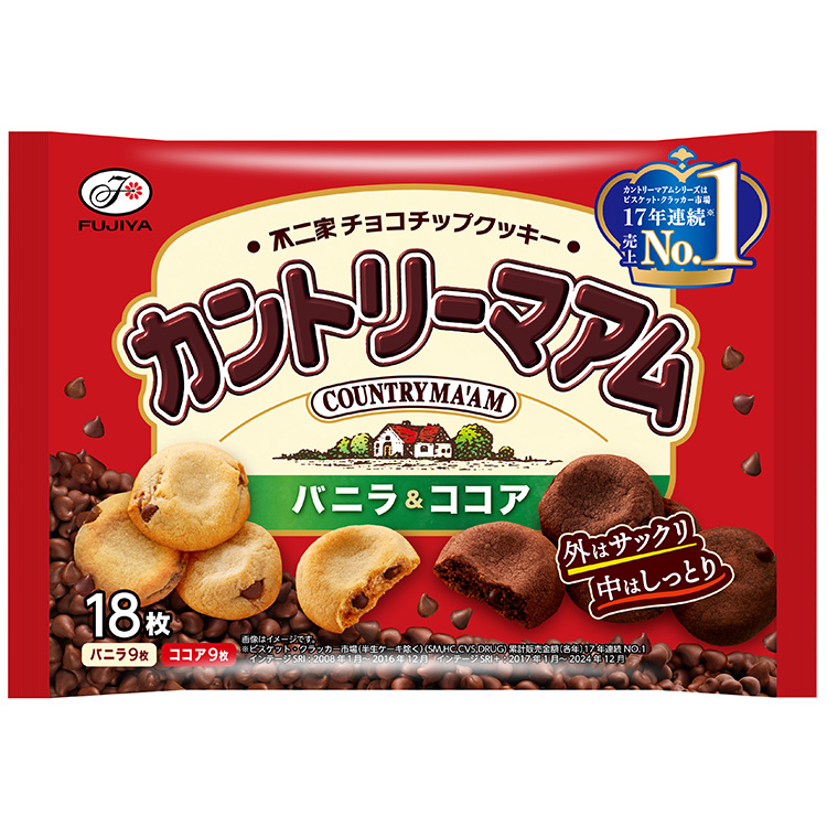 18枚カントリーマアム(バニラ&ココア)