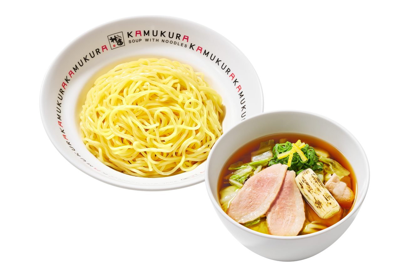 『香ばしネギの鴨つけ麺』鴨肉1種盛り