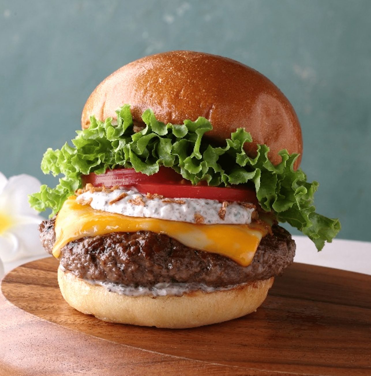 トリュフ コルビージャック チーズバーガー