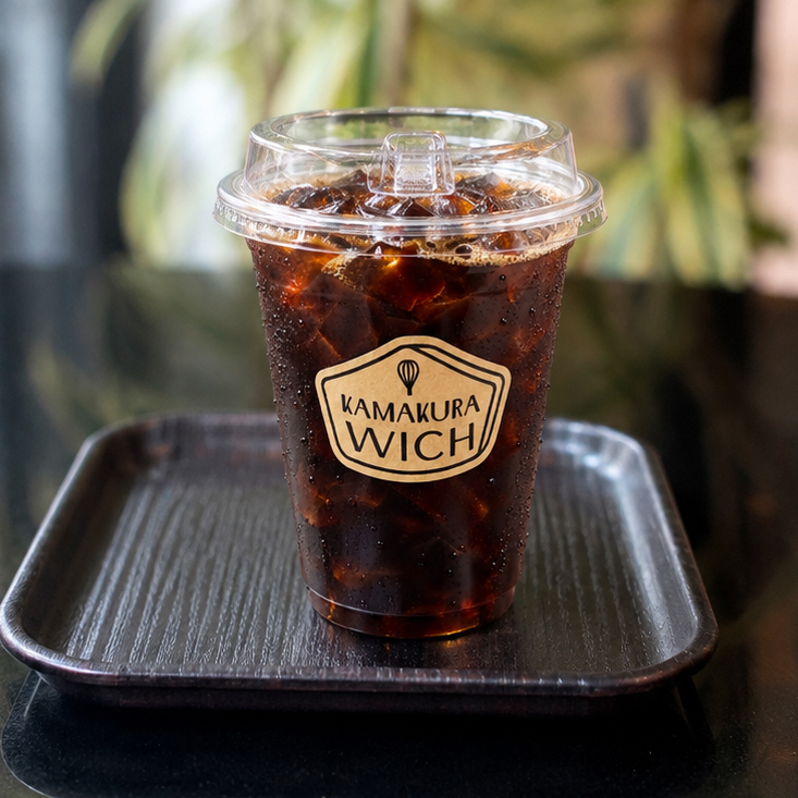鎌倉本店限定メニュー「クラッシュゼリーin アイスコーヒー」