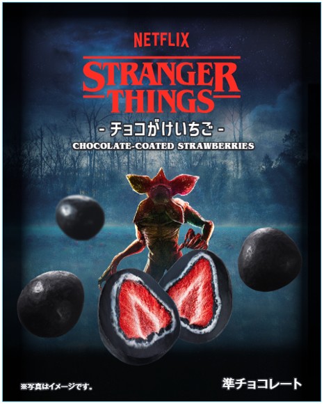 Netflix ストレンジャー・シングス チョコがけいちご