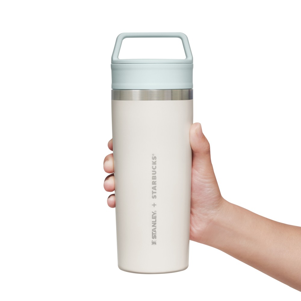 ステンレスボトルSTANLEYペールホワイト473ml