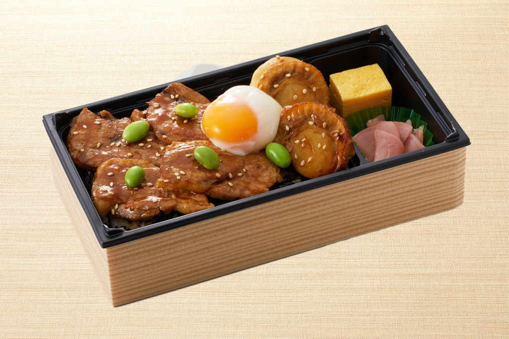 道産豚肩ロース＆帆立ステーキ重