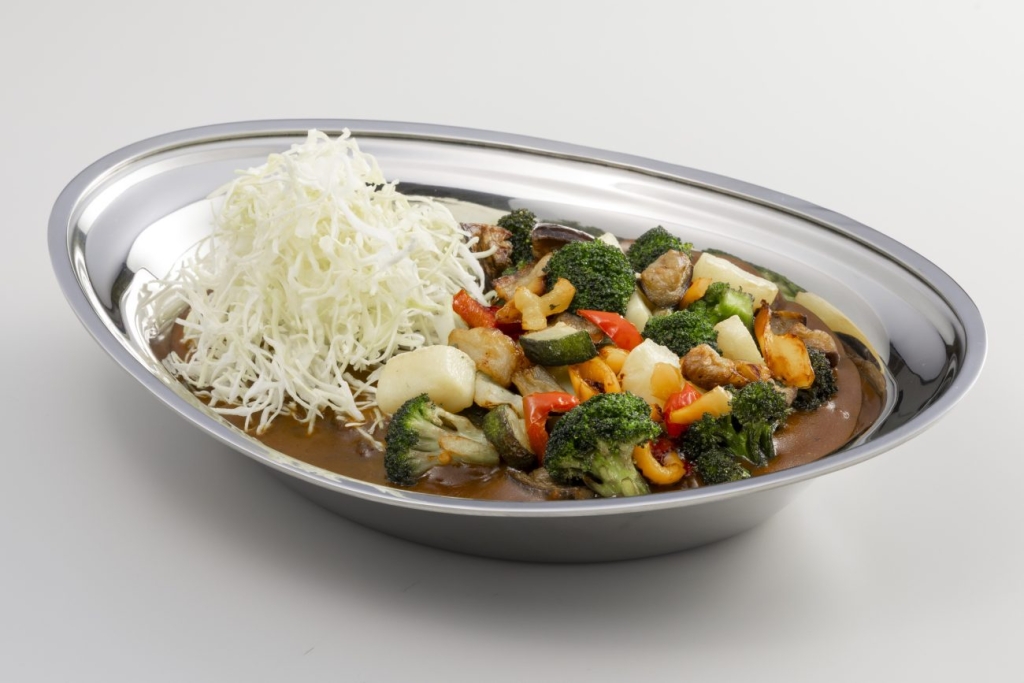 「素揚げ野菜カレー【66g増し】」税込980円